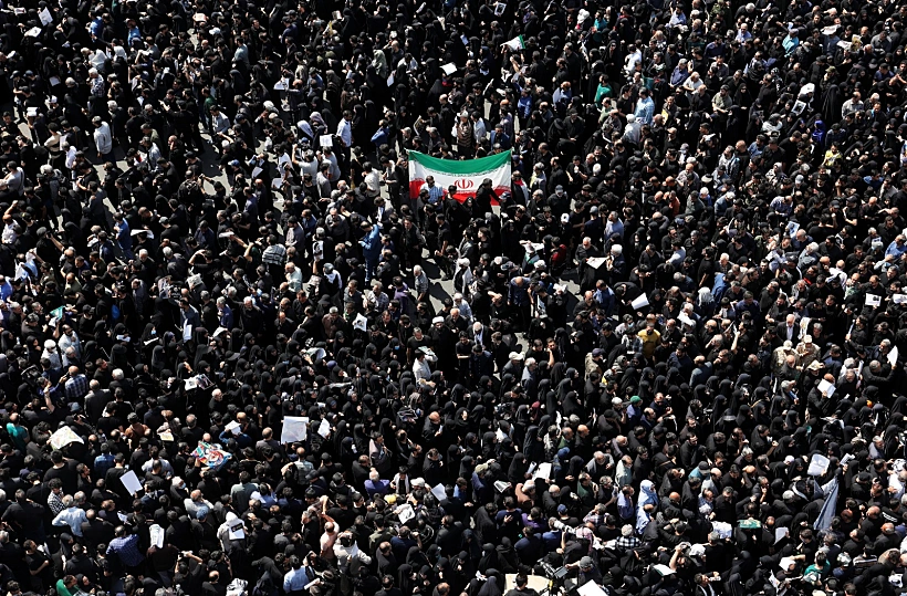 הלווית הנשיא ראיסי בטהראן