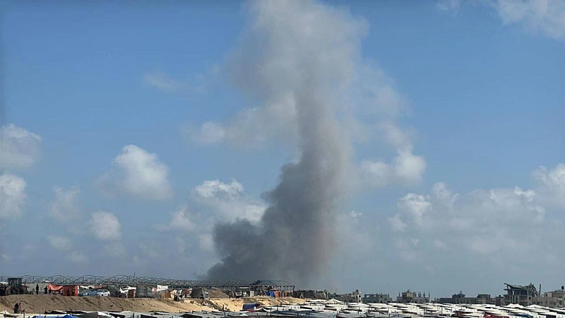 עזה צה"ל זירת התקיפה של מוחמד דף בח'אן יונס