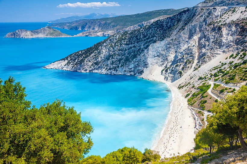 Myrtos,beach,,kefalonia,,חוף מירטוס, קפלוניה