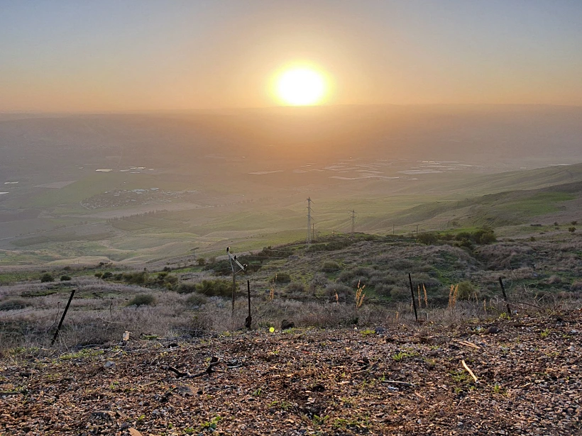 זריחה ממצפה דביר