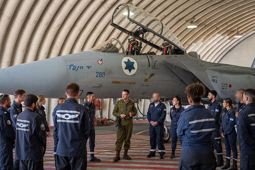 הרמטכ"ל, רב-אלוף הרצי הלוי, בבסיס חיל האוויר