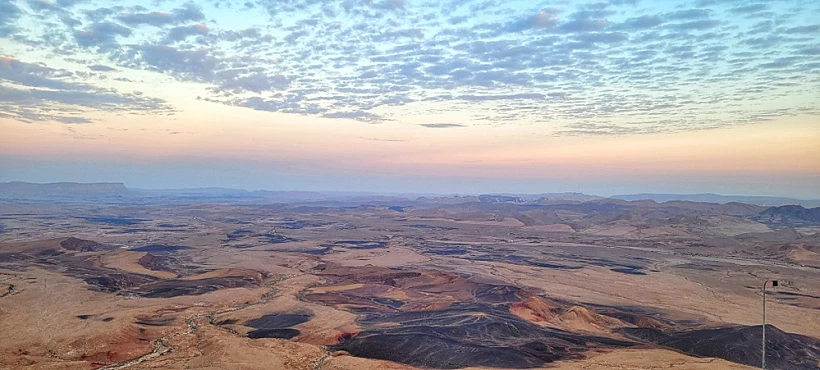 זריחה במכתש רמון