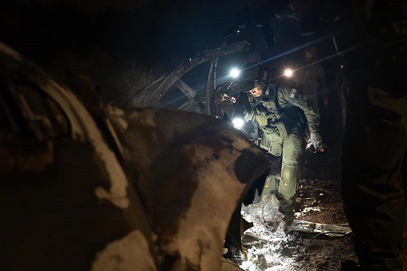 כוחות צה"ל בזירות הפיגועים בגוש עציון