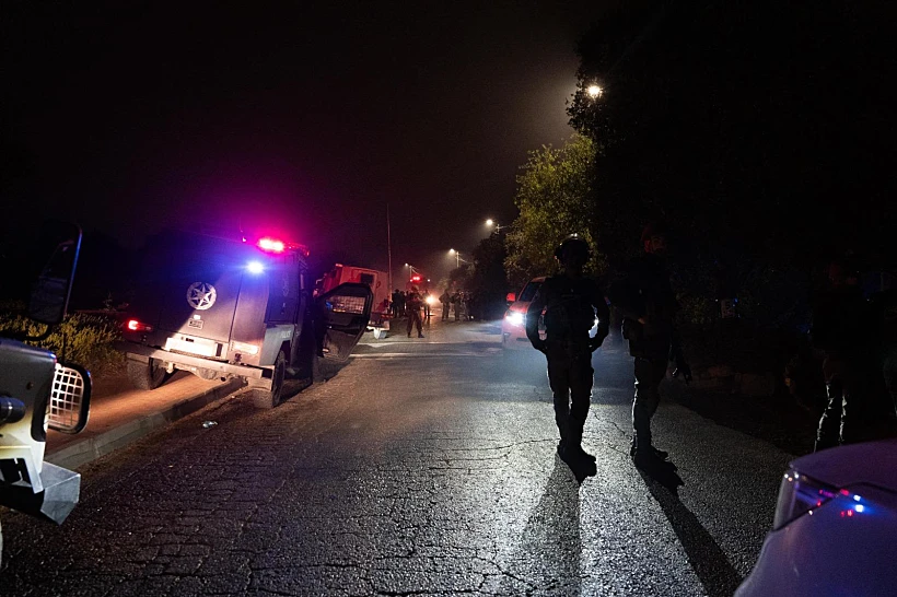 כוחות צה"ל בזירות הפיגועים בגוש עציון