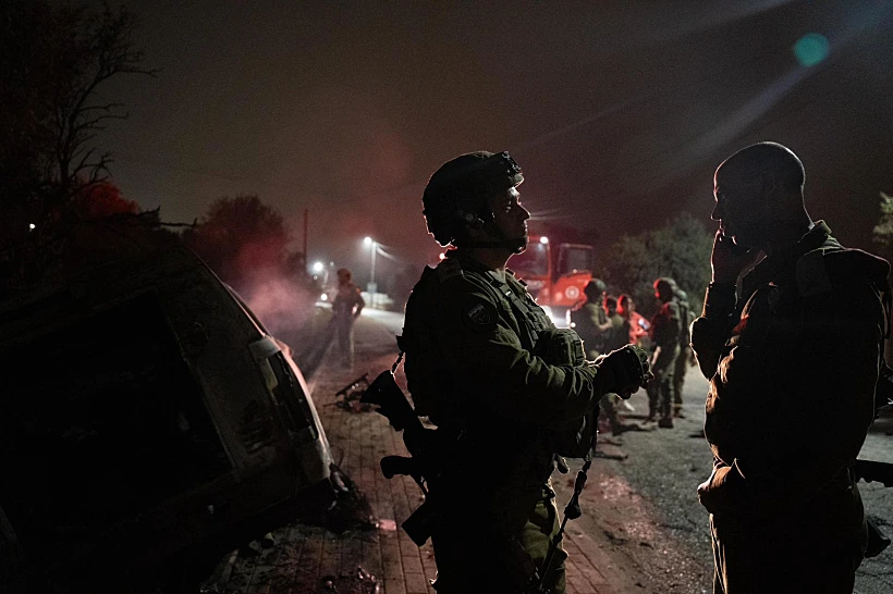 כוחות צה"ל בזירות הפיגועים בגוש עציון