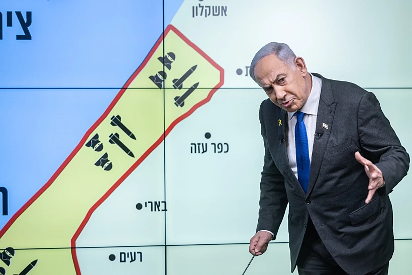 רה"מ בנימין נתניהו במסיבת העיתונאים