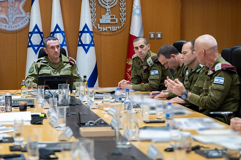 הרמטכ"ל הרצי הלוי בהערכת מצב לגזרה הצפונית