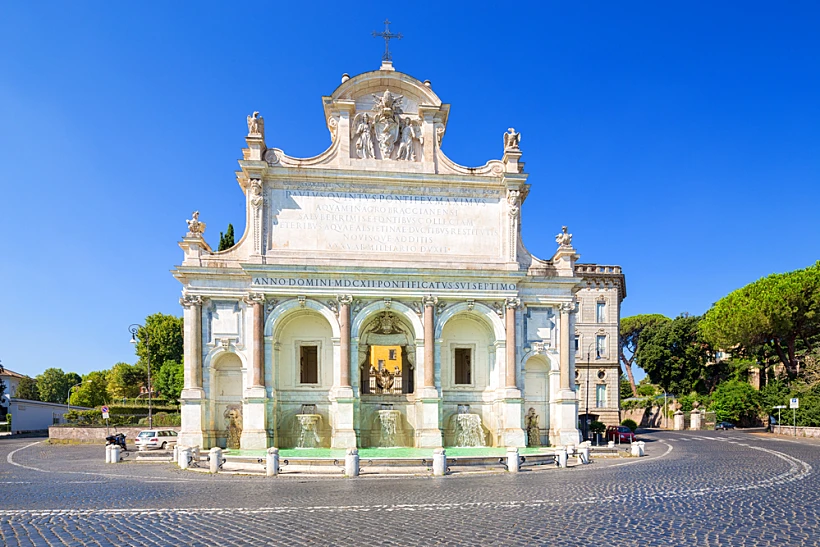 The,fontana,dell'acqua,paola,also,known,as,il,fontanone,,rome,