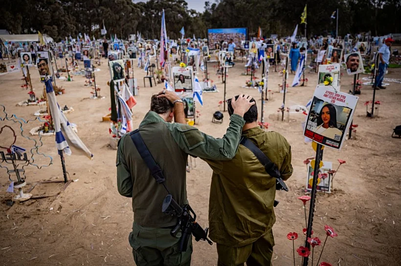 זירת הטבח בחניון רעים, שנה לפרוץ המלחמה