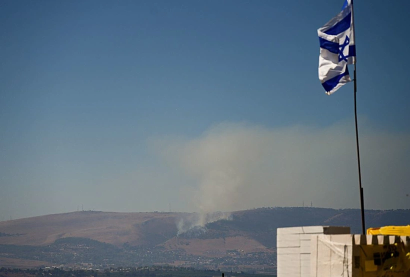 תקיפות בלבנון על רקע דגל ישראל ביום השנה לטבח 7 באוקטובר