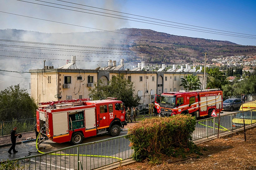 זירת הפגיעה בקריית שמונה