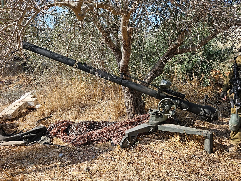 עמדת שיגור שאותרה בדרום לבנון