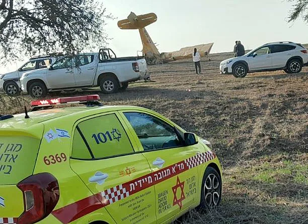 זירת ההתרסקות, סמוך לקיבוץ שובל שבנגב