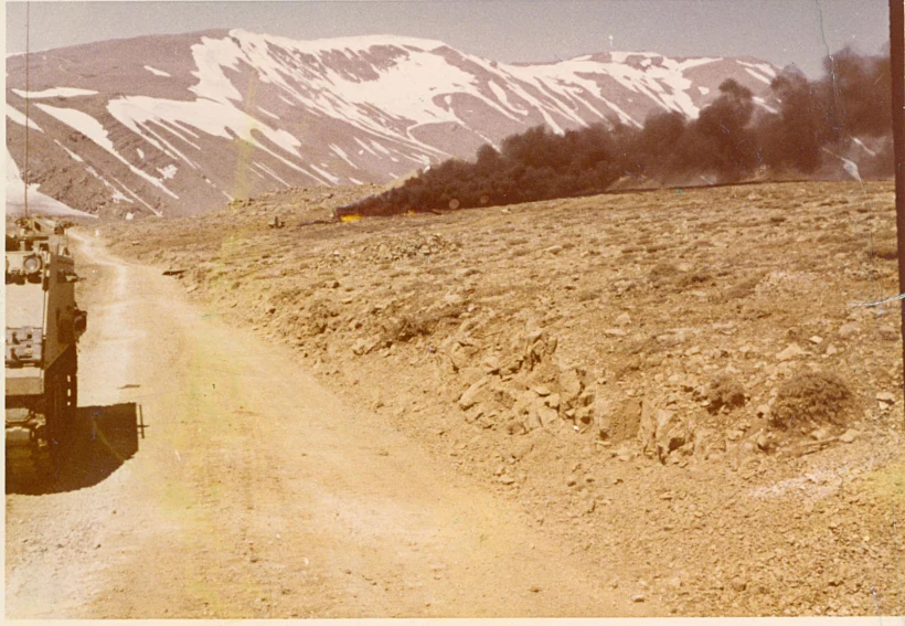 זירת התרסקות המסוק בחרמון הסורי, 1974