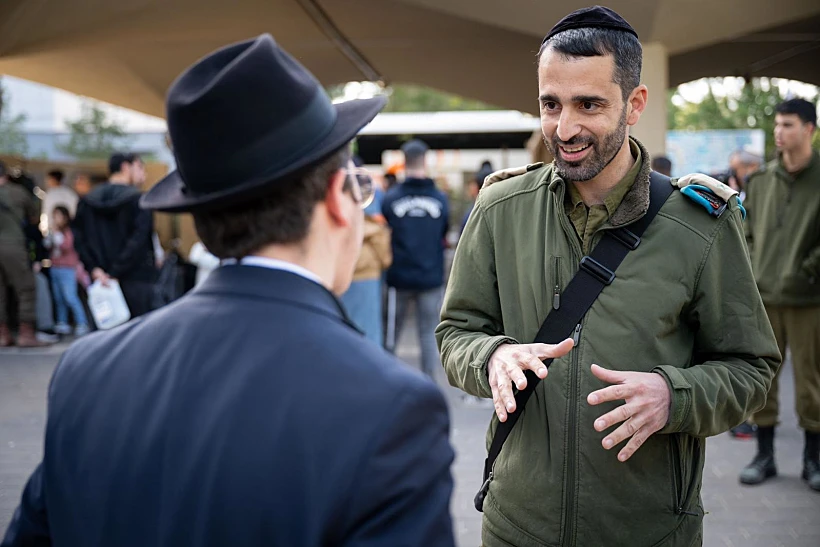 צה"ל יום מחזור הגיוס הראשון לחטיבה החרדית "החשמונאים"