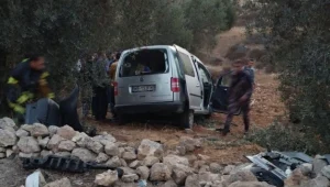 4 פלסטינים נהרגו בתאונה בעתניאל