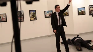 רגע הירי בשגריר הרוסי
