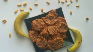 עוגיות בננה חמאת בוטנים