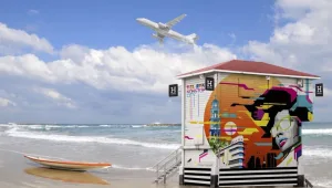 היסטרי: סוכת המציל בחוף פרישמן תהפוך למלון בוטיק מפואר