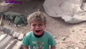 תיעוד קורע לב של ילדים מדממים בסוריה
