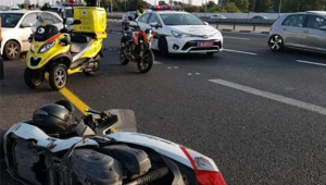 רוכב אופנוע נהרג בתאונה