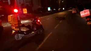 רוכב אופנוע נפצע אנוש מפגיעת רכב