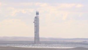 המגדל הסולארי הכי גבוה בעולם, באמצע המדבר