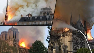 דרמה בפריז: שריפת ענק משתוללת בקתדרלת נוטרדאם