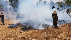 חרף הסכם הרגיעה עם חמאס: שש שריפות פרצו בעוטף עזה