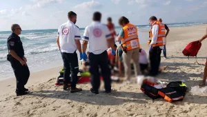 גבר ואישה כבני 30 טבעו למוות בחוף בקריית ים