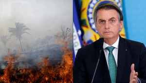"ברזיל אינה קולוניה": בולסונארו דחה סיוע לכיבוי האש באמזונס