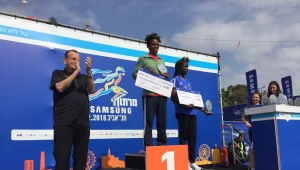 המנצח הגדול של מרתון תל אביב: קנייתי שניצח בהפרש של 17 שניות