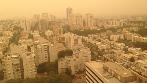 רמות זיהום אוויר גבוהות במאות אחוזים מהממוצע נמדדו בירושלים