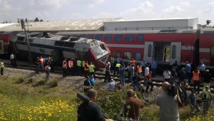 שתי רכבות התנגשו ליד נתניה: 59 נוסעים נפגעו