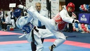 אולימפיאדת הנוער: גילי חיימוביץ' זכה בזהב בטקוואנדו לאחר שיריבו האיראני סירב להתמודד מולו