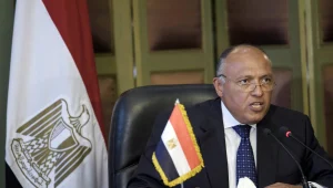לראשונה מאז 2007: שר החוץ המצרי יגיע לישראל ויפגש עם נתניהו