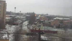 מצמרר: צילמה סרטון של הפגזת העיר שלה