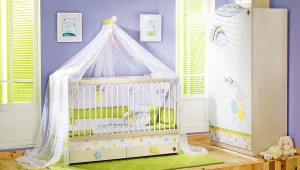 עיצוב חדר התינוק בסגנון של סלבס