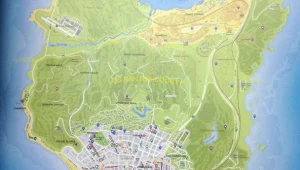 המפה של GTA V הודלפה