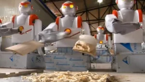 ללא מגע יד אדם - רובוטים מכינים נודלס