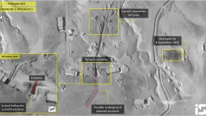 תמונות הלוויין חושפות: איראן בונה בסוריה מנהרה לאחסון טילים