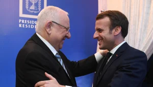 ריבלין פנה לנשיא צרפת: "אין ולא תהיה סלחנות לאנטישמיות"