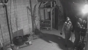 תיעוד: אלמונים מנפצים את חלונות ביתו של עד תביעה נגד ברלנד