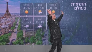"מזג האוויר השתגע": התחזית של יוסי במשימת יום השידורים המיוחד