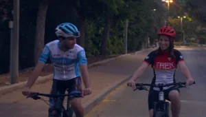 אופניים בסגר: הילה קורח רכבה עם הישראלי הראשון בטור דה פראנס