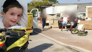 חשד לפגע וברח: ילד בן 9 נהרג מפגיעת משאית באשקלון