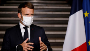 נשיא צרפת מקרון נדבק בקורונה; ייכנס לבידוד לשבעה ימים