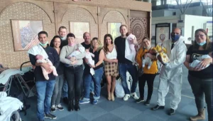 35 הורים, 18 תינוקות וטיסה אחת שמחה במיוחד - מטביליסי לישראל