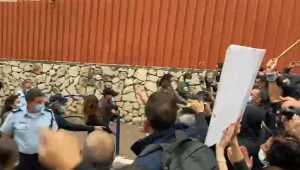 נתניהו ביקר בנצרת: עימותים בין מפגינים לשוטרים - 19 נעצרו