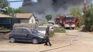 שריפה פרצה במושב זיתון הסמוך לנתב"ג: תושבים פונו מבתיהם